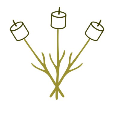 Zephyr şiş simgesini. Vektör illustratio