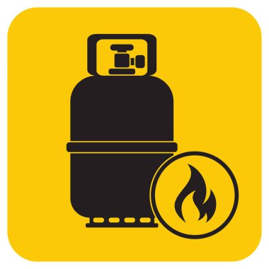 Kamp gaz şişesi simgesi