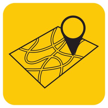 İşaretçi harita simgesini