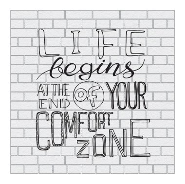 Hat ilham alıntı olduğunu. Yazı. Hayat ve mutluluk için motivasyon. Kartpostal ve poster grafik tasarım için