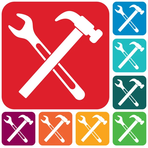 Plumbing Work Symbol Icon Vector Illustration — Stock Vector