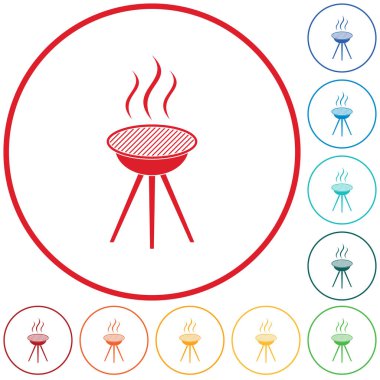 Izgara ikonu. vektör çizimi