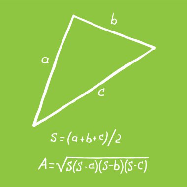El çekilmiş üçgen kenarları alanı kullanarak. Kroki için eğitim, kutsal kişilerin resmi. Dekorasyon öğesi. Vektör çizim
