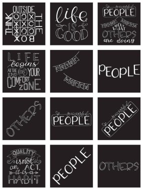 Hat ilham alıntı küme. Hayat ve hap için motivasyon