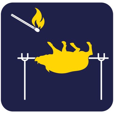 Izgara domuz simgesi