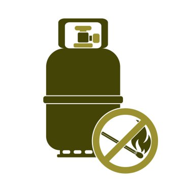 Kamp gaz şişesi simgesi