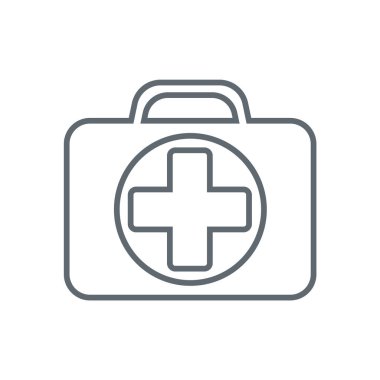 İlk yardım kiti sembolü ve Sağlık Hizmetleri simgesi