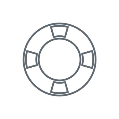 hayat şamandıra, izole simgesi