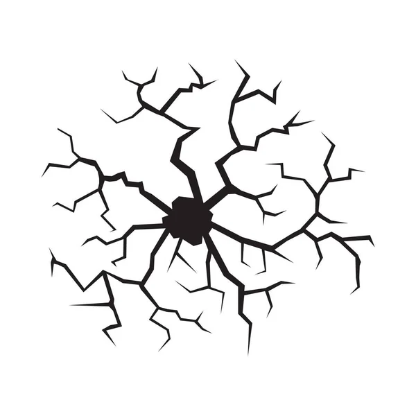 Bir duvarda veya zeminde koyu delik, yıkılmış duvar