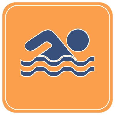 Yüzme suyu sporları simgesi