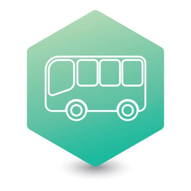 otobüs simge vektör