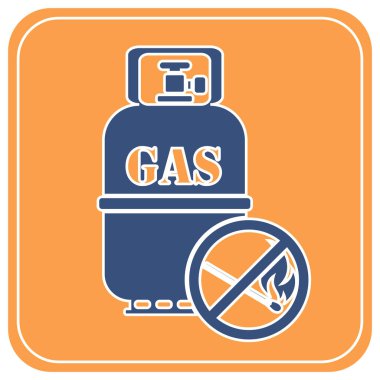 Kamp gaz şişesi simgesi