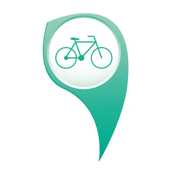 Значок велосипеда / велосипеда — стоковый вектор