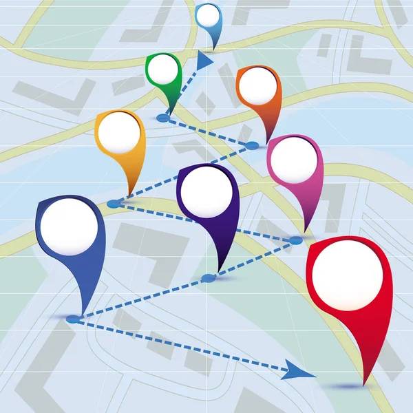 Seyahat ve kamp malzemeleri simgeleri için işaretleyici ayarlandı