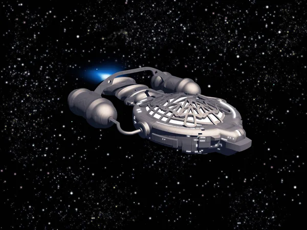 Ілюстрація Космічного Корабля Ліцензійні Стокові Фото
