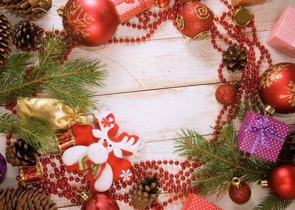 Imagem Decorações Natal Closeup — Fotografia de Stock