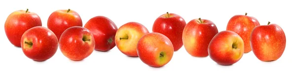 Bild Von Vielen Äpfeln Nahaufnahme — Stockfoto