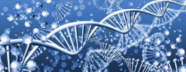 Dna zincirinin soyut resim kapat