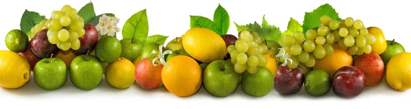 Isolated Image Many Fruits — Stock Photo, Image