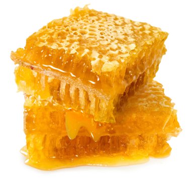 bal peteğin closeup içinde izole görüntü