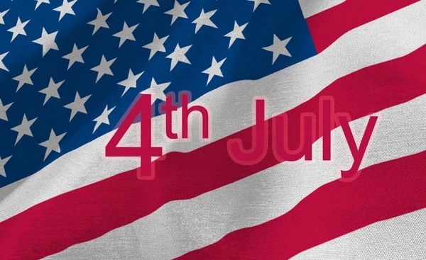 Amerika zászlaja. Holiday. Amerikai függetlenség napja — Stock Fotó