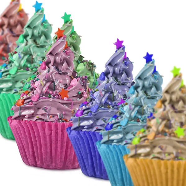 Imagem isolada de cupcake close up — Fotografia de Stock