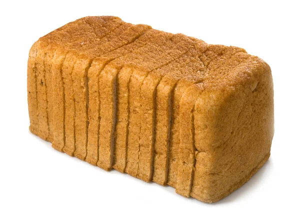 Изображение кучи хлеба на белом фоне — стоковое фото