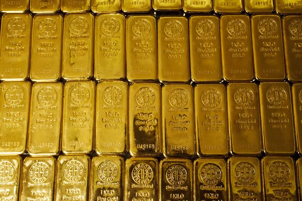 Gold Bullion Business Luxury Gloden — Stock Photo, Image