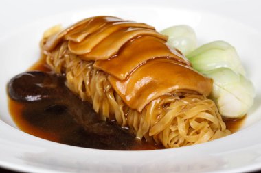 Tayland kızarmış toz cuisinesoup Mantarlı Makarna Tavuk