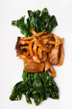 Stir fry mantar Tay mantar kızarmış