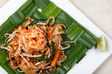 Tay gıda Pad Tay Stir fry erişte