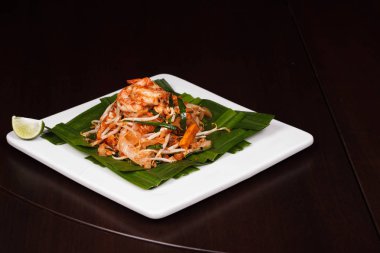 Tay gıda Pad Tay Stir fry erişte