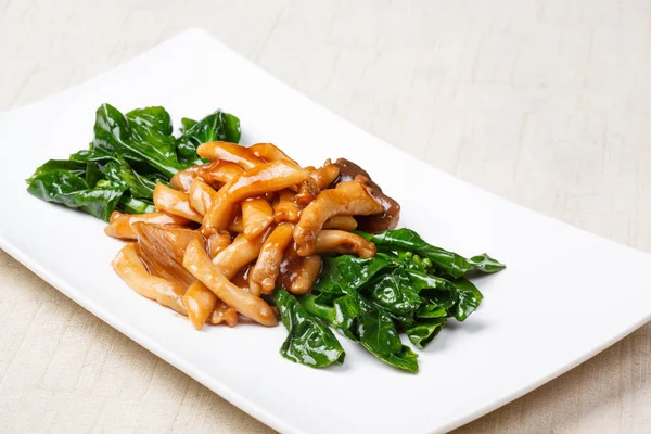 Stir fry mantar Tay mantar kızarmış