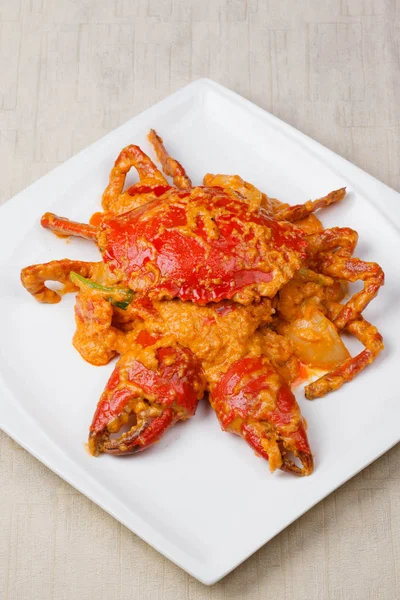 Fried yengeç ile köri