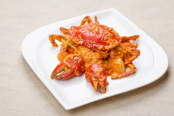 Fried yengeç ile köri