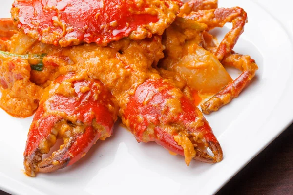 Fried yengeç ile köri