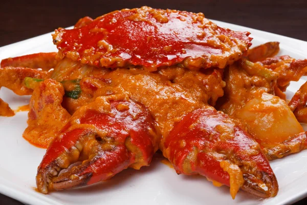 Fried yengeç ile köri