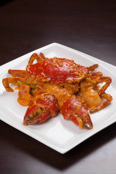 Fried yengeç ile köri