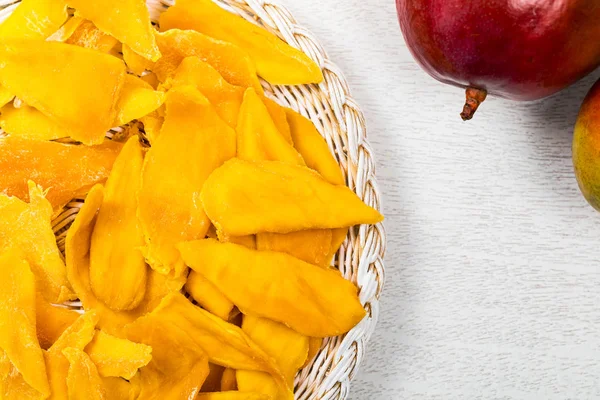 Torkad Mango Frukt Selektivt Fokus — Stockfoto