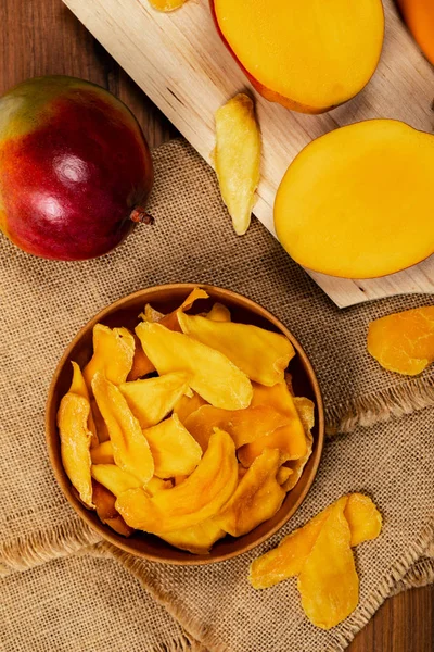 Fruta Mango Seca Enfoque Selectivo —  Fotos de Stock