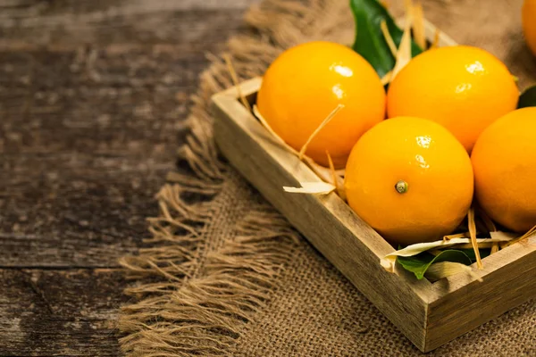 Lemon Oranges Meyer Lemon Hybrid Citrus Fruit Native China Selective — Stock Photo, Image