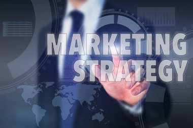 Pazarlama stratejisi, dokunmatik ekran üzerinde kavramı
