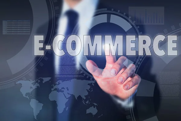 Commerce Ganhar Dinheiro Online Internet — Fotografia de Stock