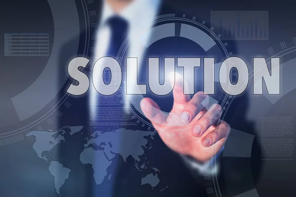 Solution Concept Close Sign — Stock Photo, Image
