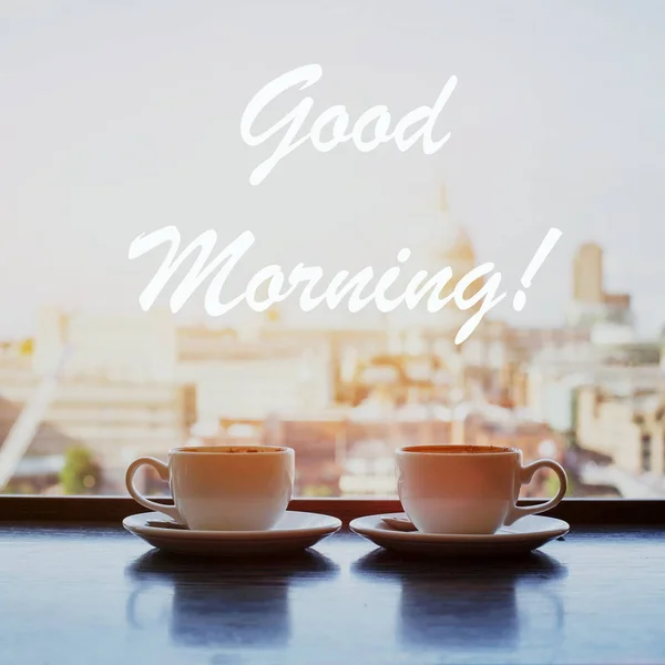 Good Morning City Background — Stock Photo, Image