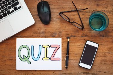 İşyeri quiz üstten görünüm 