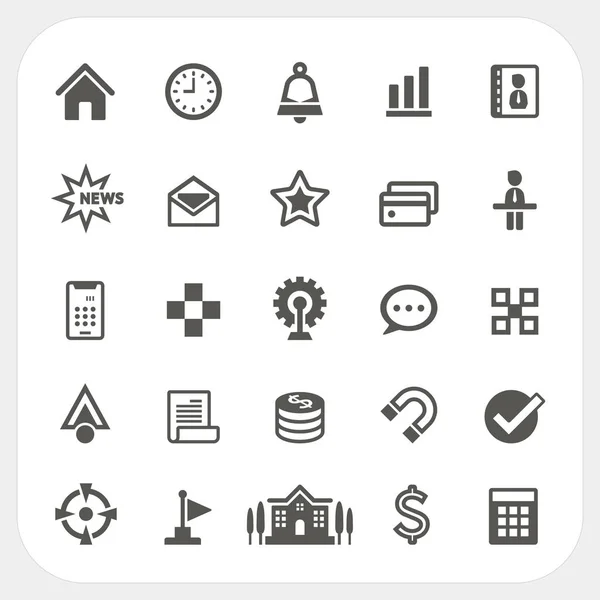 Business Icons Set Eps10 Don Use Transparency — стоковый вектор