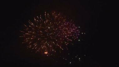 Havai fişek ekran gece