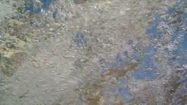Подводный Вид Ударной Волны Безморская Петля — стоковое видео