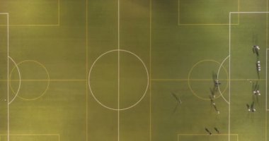 Futbol Stadyumu Üstten Görünüm